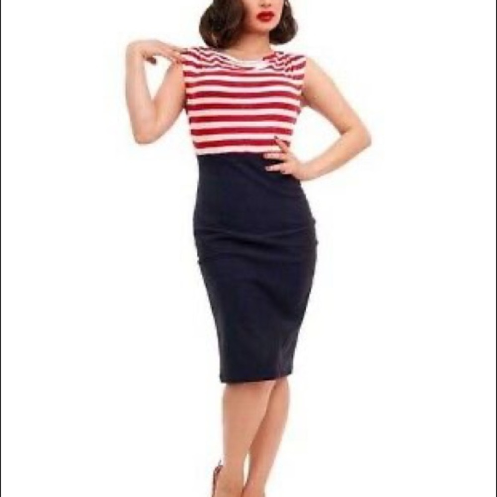 Rocksteady Pin-Up Rockabilly Sailor Dress